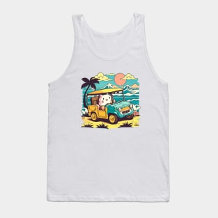 Beach buggy kitty Tank Top